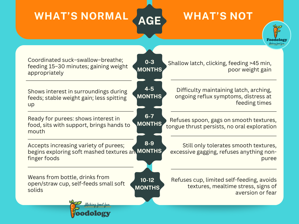 What's Normal What's Not Birth-12 Months Feeding